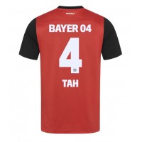 Pánský Fotbalový dres Bayer Leverkusen Jonathan Tah #4 2024-25 Domácí Krátký Rukáv